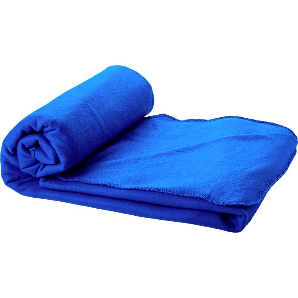 image 1 of Bullet Huggy Blanket And Pouch - Royal Blue - 155 x 120 cm
