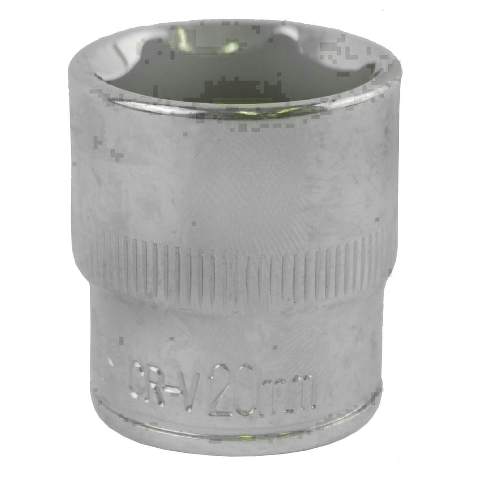 image 1 of 20mm 3/8" Drive Shallow Metric Socket Single Hex / 6 sided Bergen