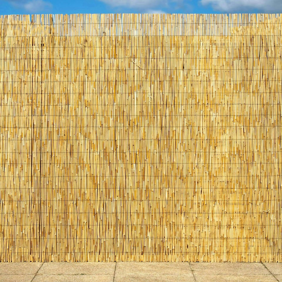 image 1 of Primrose Thick Natural Bamboo Style Reed Outdoor Patio Screening W3m x H1.2m