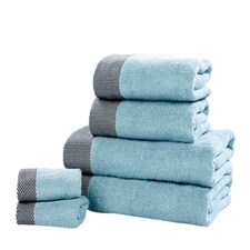 Tidal Pure Cotton Face Towels Super Soft and Absorbant Blue | Face cloth