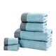 image 1 of Tidal Pure Cotton Face Towels Super Soft and Absorbant Blue | Face cloth