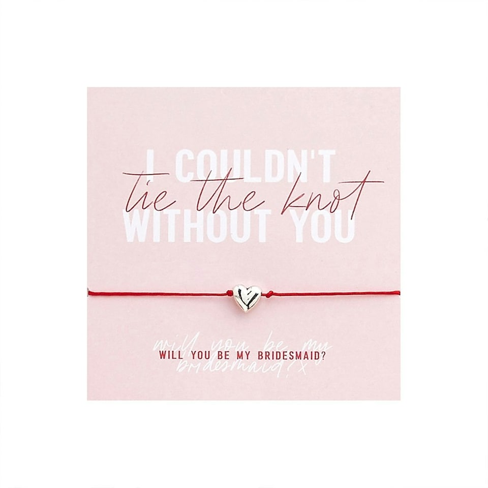 image 1 of Will You Be My Bridesmaid Bracelet - Pack of 1