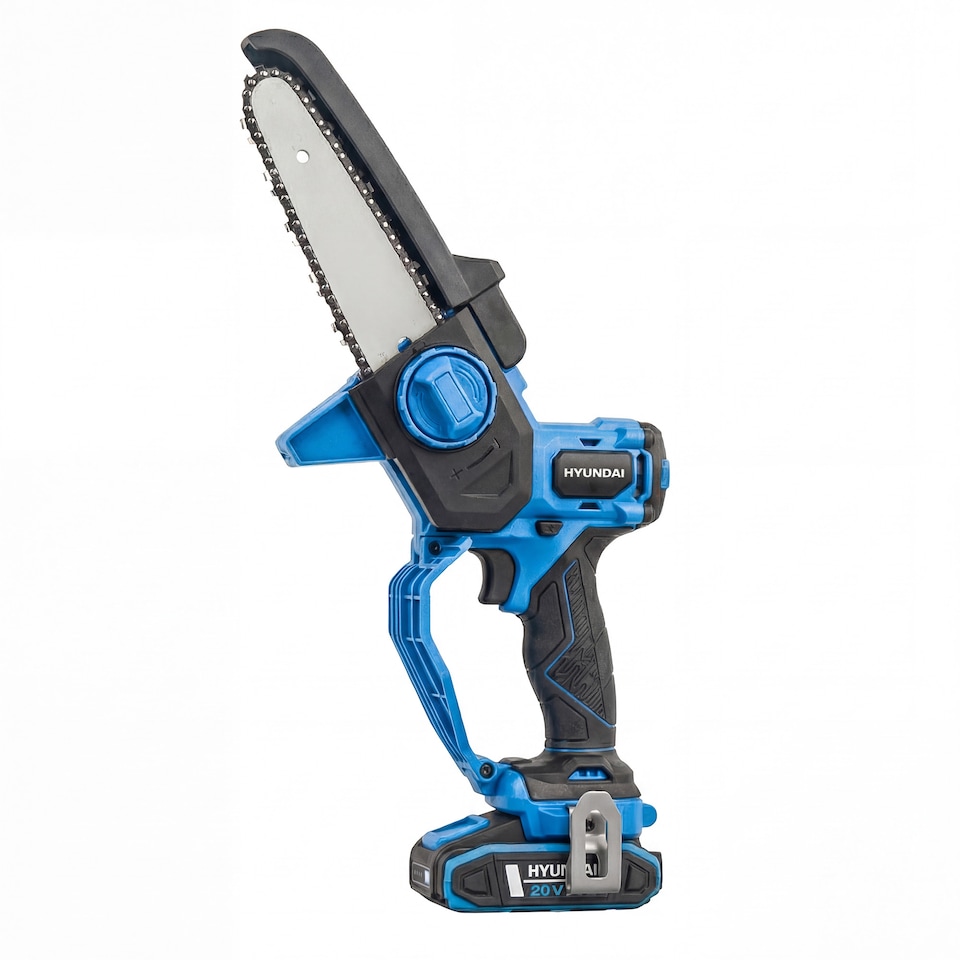 image 1 of Hyundai Mini Chainsaw 6" 20V Includes Chain, 2Ah Battery & Charger HY20CCS150