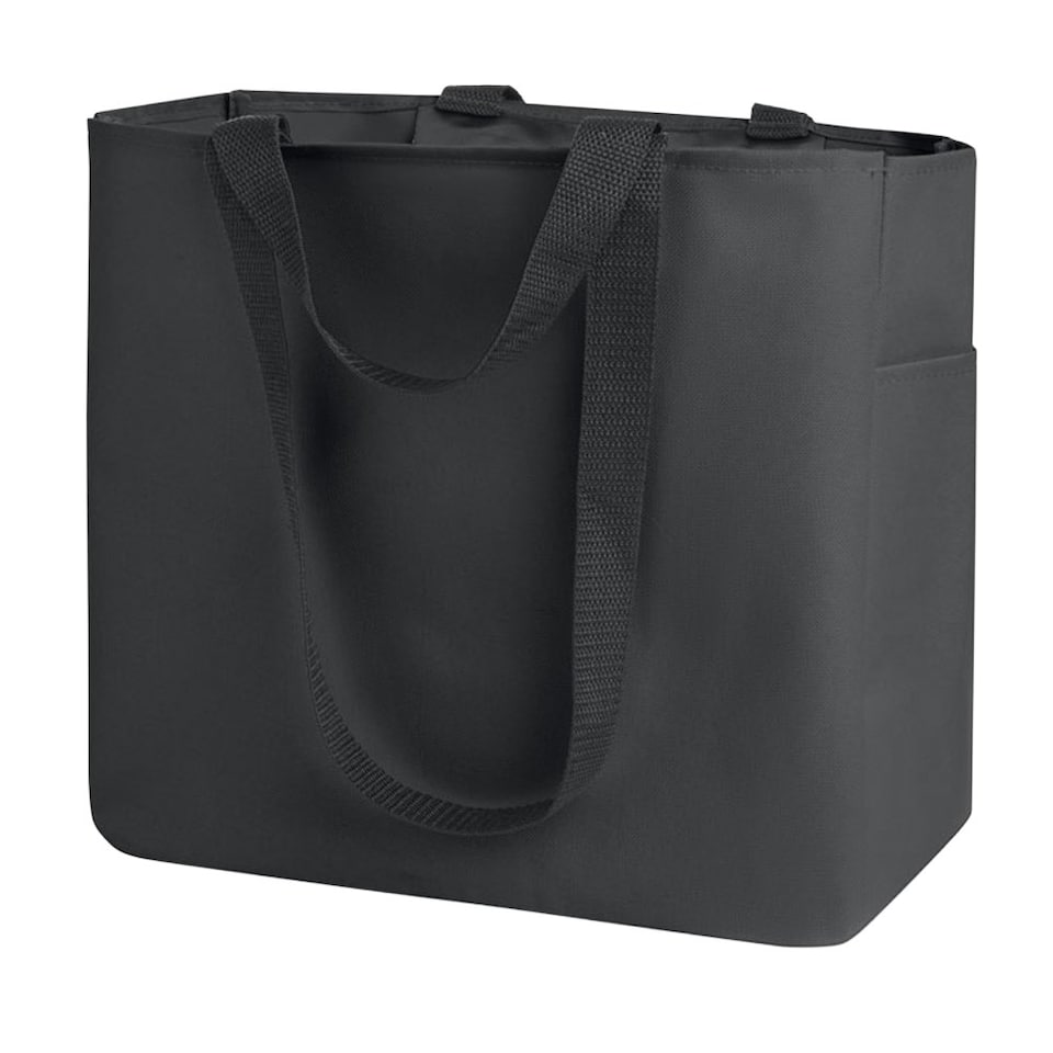 image 1 of MidOcean Camden Plain Shopper Bag - Black - One Size | Black