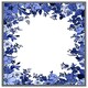 image 3 of Winter floral frame (Picture Frame) Brown | S