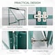 image 4 of Outsunny Walk-in Greenhouse Garden Polycarbonate Aluminium w/ Window