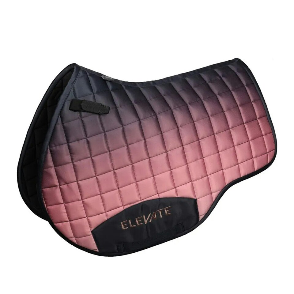image 1 of Hy Elevate Horse Saddlepad - Navy/Rose - Cob/Full