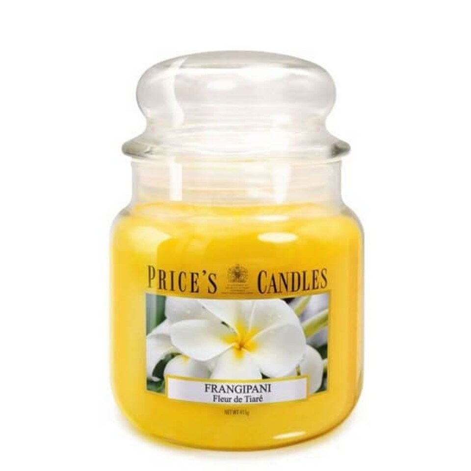 image 1 of Prices Fragrance Collection Frangipani Medium Jar Candle