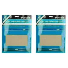 20pc Assorted Sandpaper Sanding Sheets for Metal Wood Plastic Fine 240 Grit