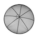 image 1 of Harbour Housewares Round Fire Pit Spark Guard - 72.5cm - Grey