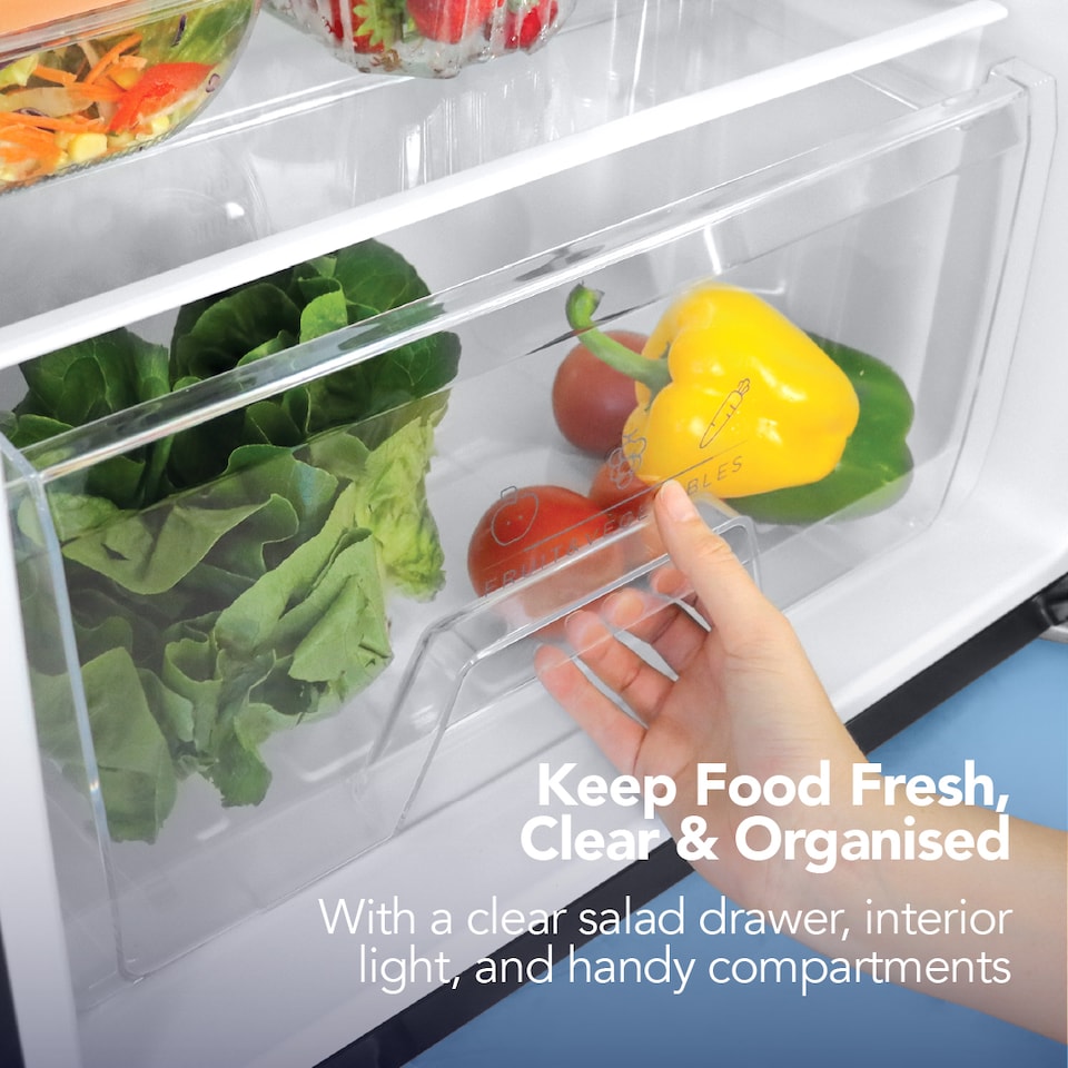 image 1 of Igenix IG155B Freestanding Under Counter Fridge, 97 Litre, 55 cm Wide, Black