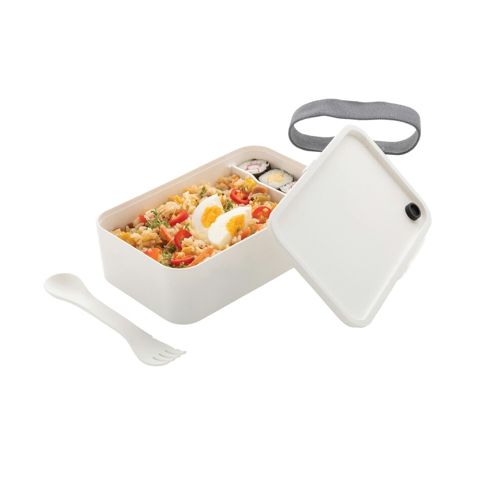 image 1 of XD Collection Polypropylene 0.8L Lunch Box - White - One Size