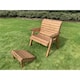 image 1 of Traditional "Big Daddy" Grand Chair With Footstool