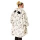 image 2 of Disney Womens/Ladies Mickey Mouse Hoodie Blanket - Beige - One Size