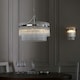image 5 of Marietta 5 Light Multi Arm Lamp Ceiling Pendant Bright Nickel