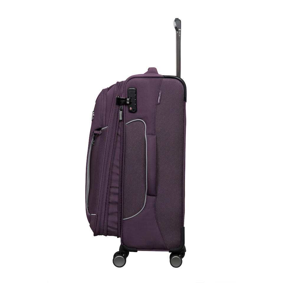 image 1 of IT Luggage Teleported Plum Perfect Expandable Cabin Suitcase with TSA Lock Purple | Cabin Bag