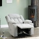 image 3 of Lovell Electric Lift Assist Riser Recliner with Massage and Heat - Light Grey