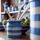 image 2 of Utensil Jar: Utensil Jar Cornishware Blue White