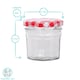 image 3 of Argon Tableware Glass Jam Jars with Lids - 110ml - Pack of 6