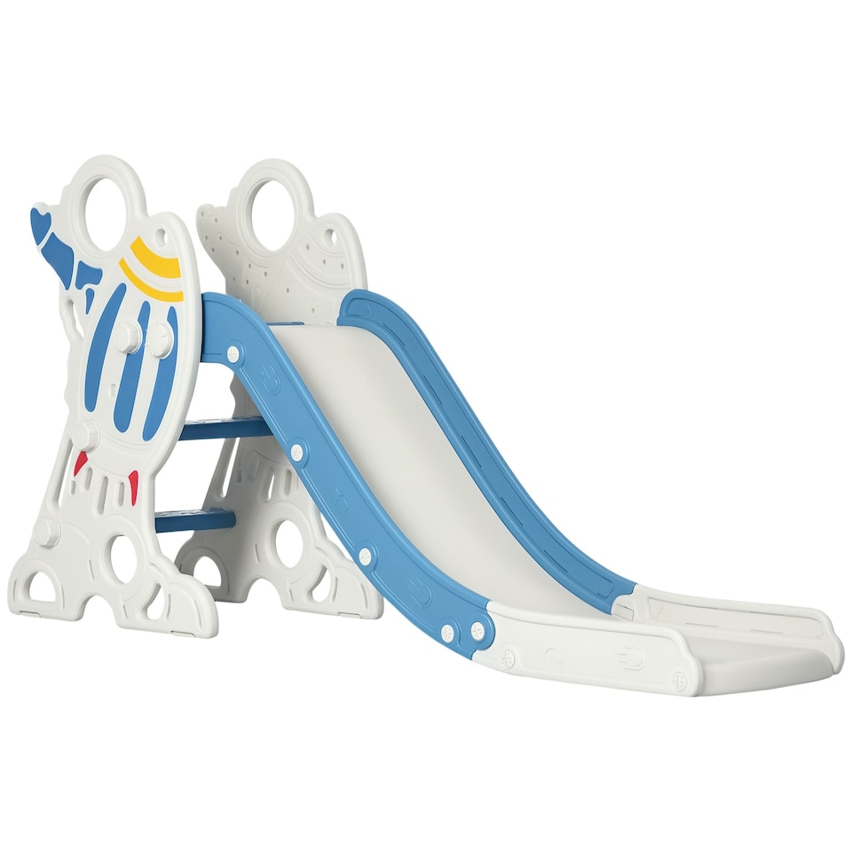 image 1 of AIYAPLAY Baby Slide Freestanding Slide for Kids 1.5-3 Years Space Theme, Blue