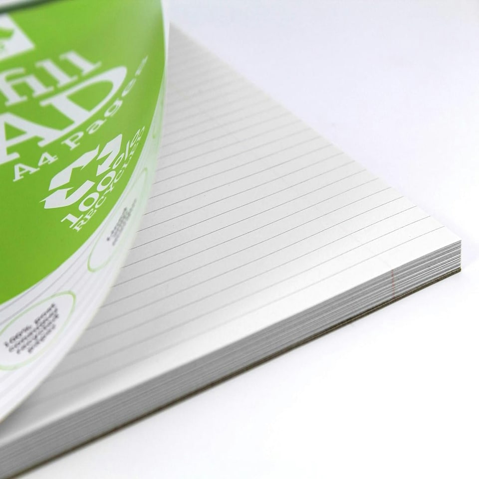 image 1 of A4 160 Pages Ruled Feint with Margin Refill Pad