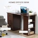 image 3 of HOMCOM Computer Desk with Storage, Writing Study Table for Home Office