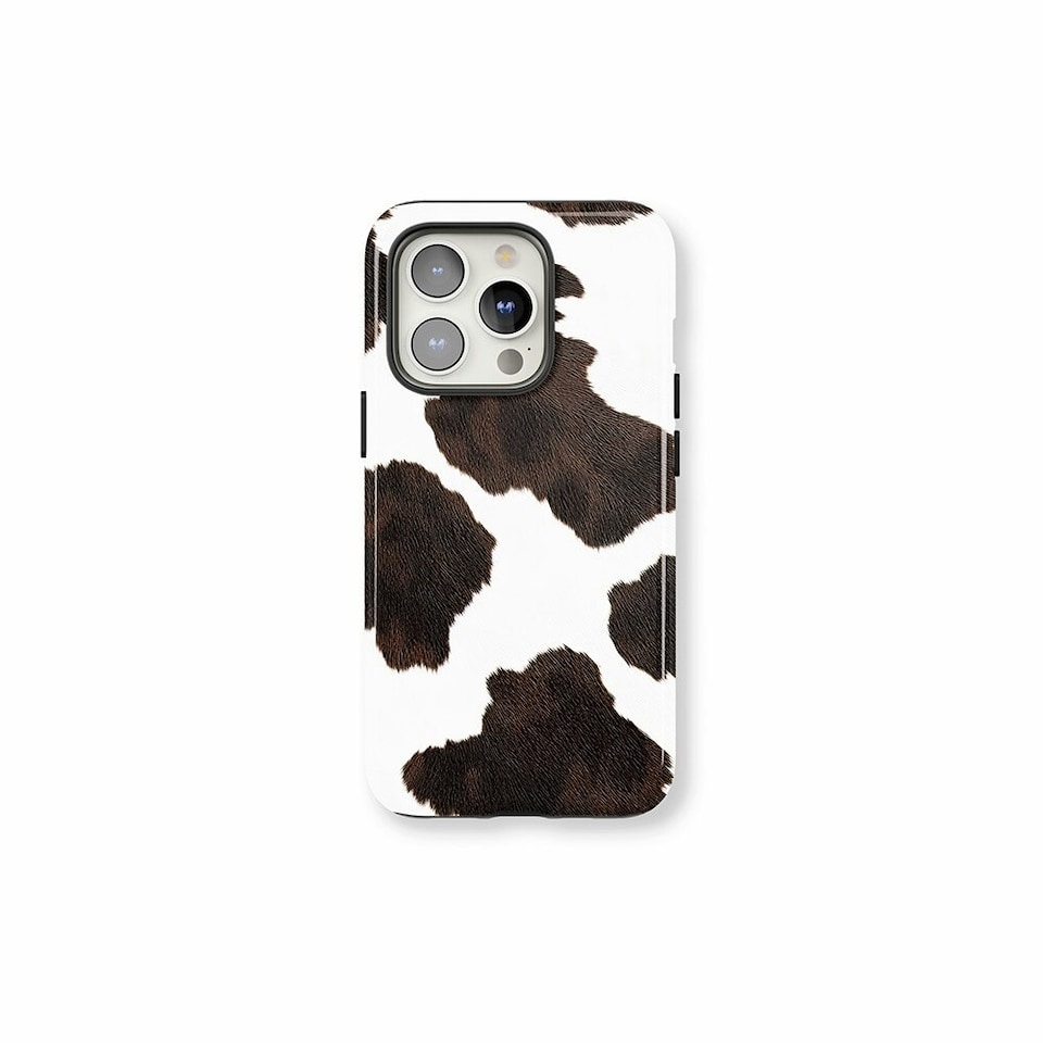 image 1 of Cow Hide Phone Case | Brown | iPhone 16e
Slim | iPhone 16e
Slim