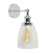 image 4 of ValueLights Ezrah Polished Silver Wall Light and E27 Pear LED 4W Warm White 2700K Bulb