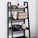 image 5 of Wally Bookcase with 4 Shelves in Black