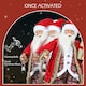 image 4 of HOMCOM 141cm Animated Santa Claus with Sound Activated for Party Festival