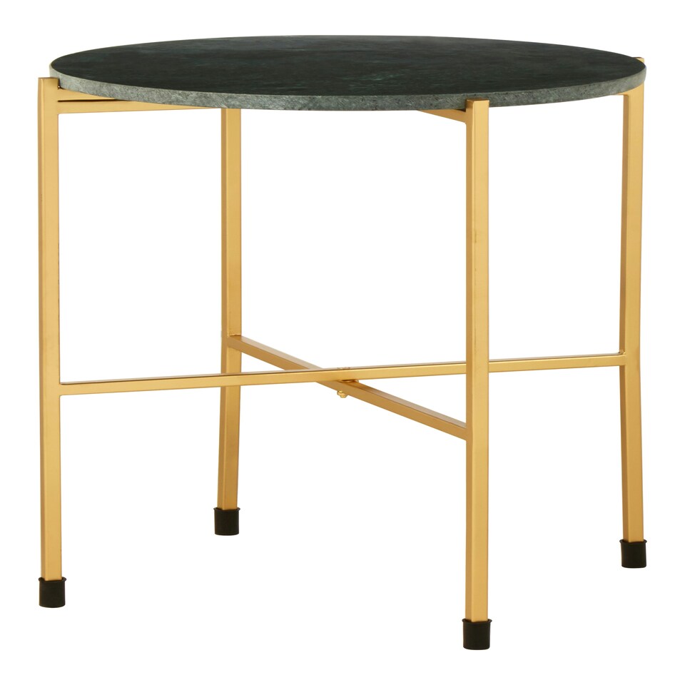 image 1 of Luxurious Design Large Green Marble Top Side Table, Modern Table For Livingroom, Functional Bedside Table Green