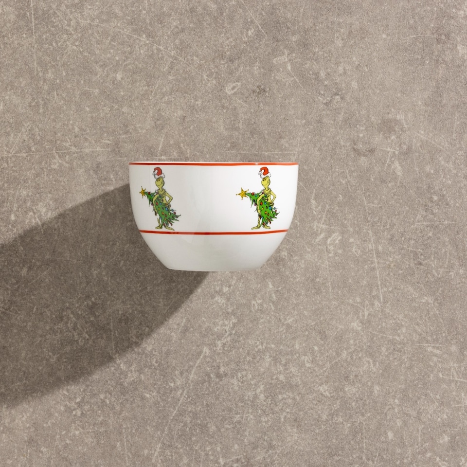 image 1 of The Grinch Stealing Trees 12 Piece Dinner Set