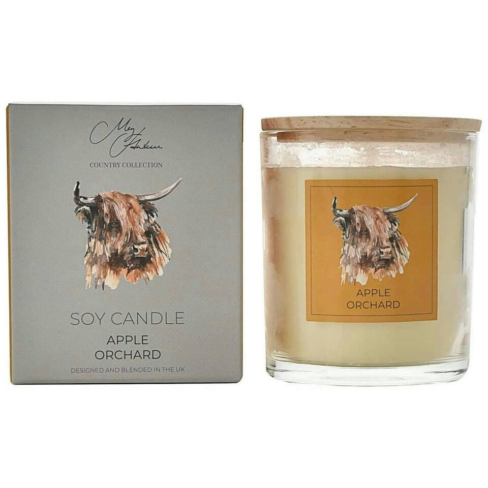 image 1 of Meg Hawkins Soy Candle Highland Cow | Cream | One Size | 1