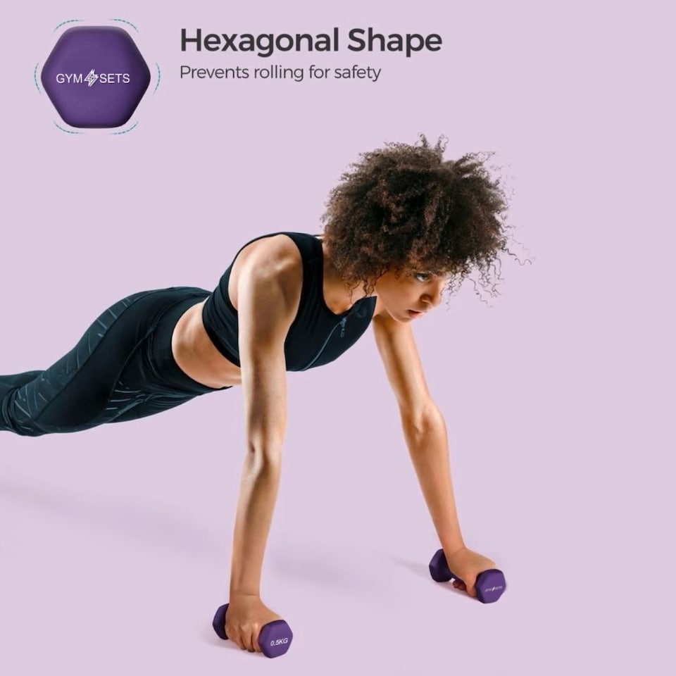 image 1 of GYM SETS Neoprene Dumbbell Pairs | 2x 2kg (Pair)