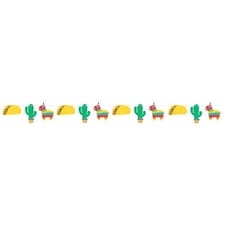 Fiesta Fun Cardboard Banner With Twine 240cm