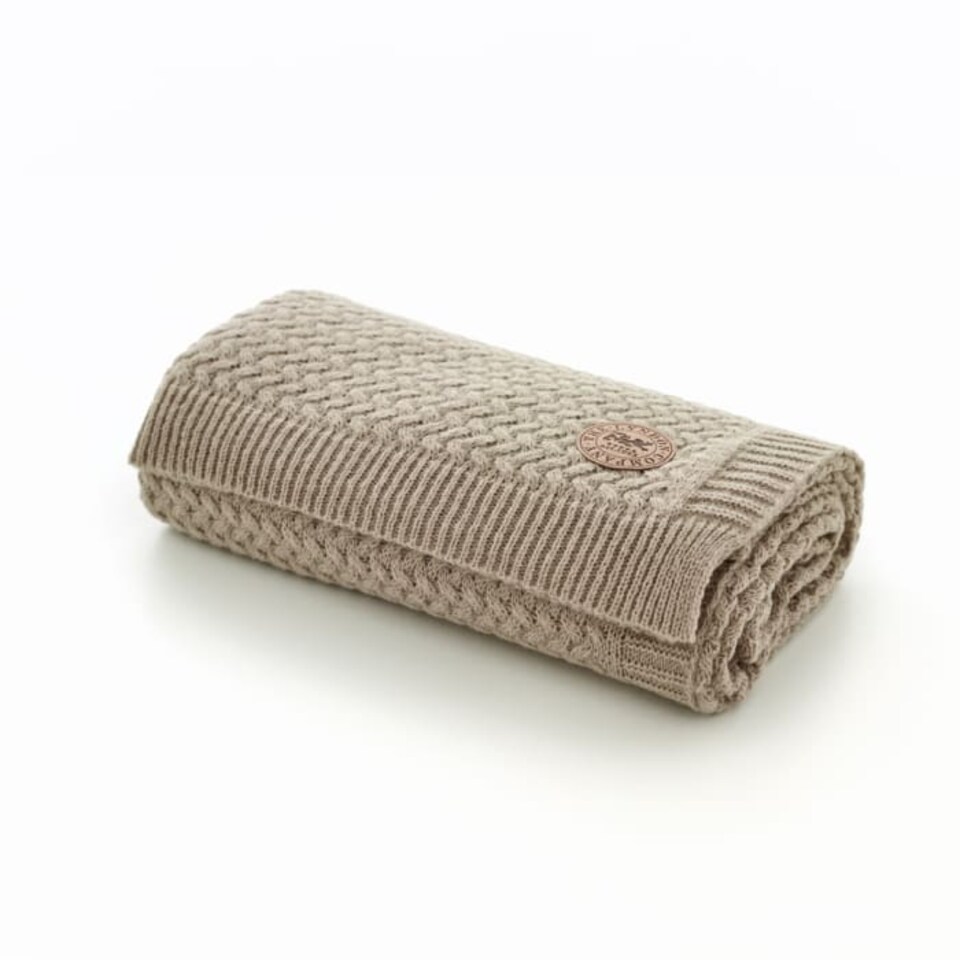 image 1 of Cadenza Supersoft Yarn Dyed Knitted Throw