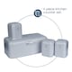 image 3 of Taurus Bread Bin & Canister Set Grey