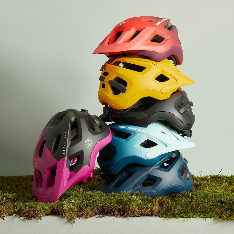 image 1 of Decathlon Mountain Bike Helmet EXPL 500