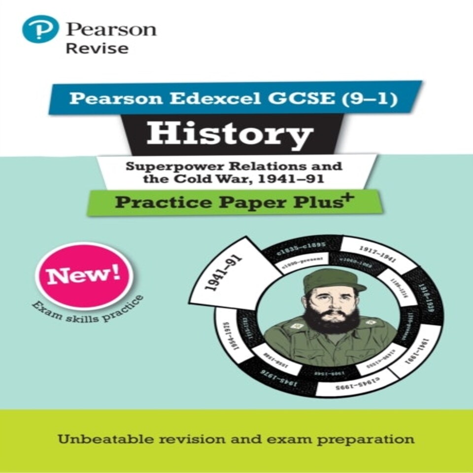 Pearson Revise Edexcel Gcse History Superpower Relations And The Cold War 1941-91: Practice Paper Plus AOnline Revision And Quizzes - For 2025 And 2026 Exams