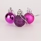 image 1 of 30mm/24Pcs Christmas Baubles Shatterproof Purple,Tree Decorations