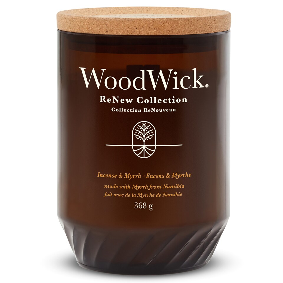 image 1 of WoodWick - Large Renew Candle - Incense & Myrrh