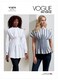 image 1 of Vogue 1874 Paper Sewing Pattern – Women’s Top, Size F5 (16–18–20–22–24), Intermediate