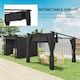 image 3 of Outsunny 3 x 3(m) Metal Pergola with Retractable Roof and Sidewalls, Grey
