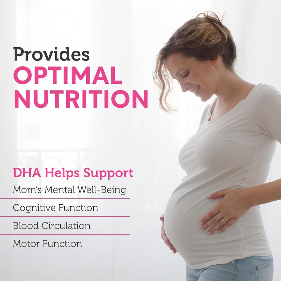 image 1 of Prenatal Vitamin with DHA 300 & Folate, Multivitamin for Mother/Child, 60c