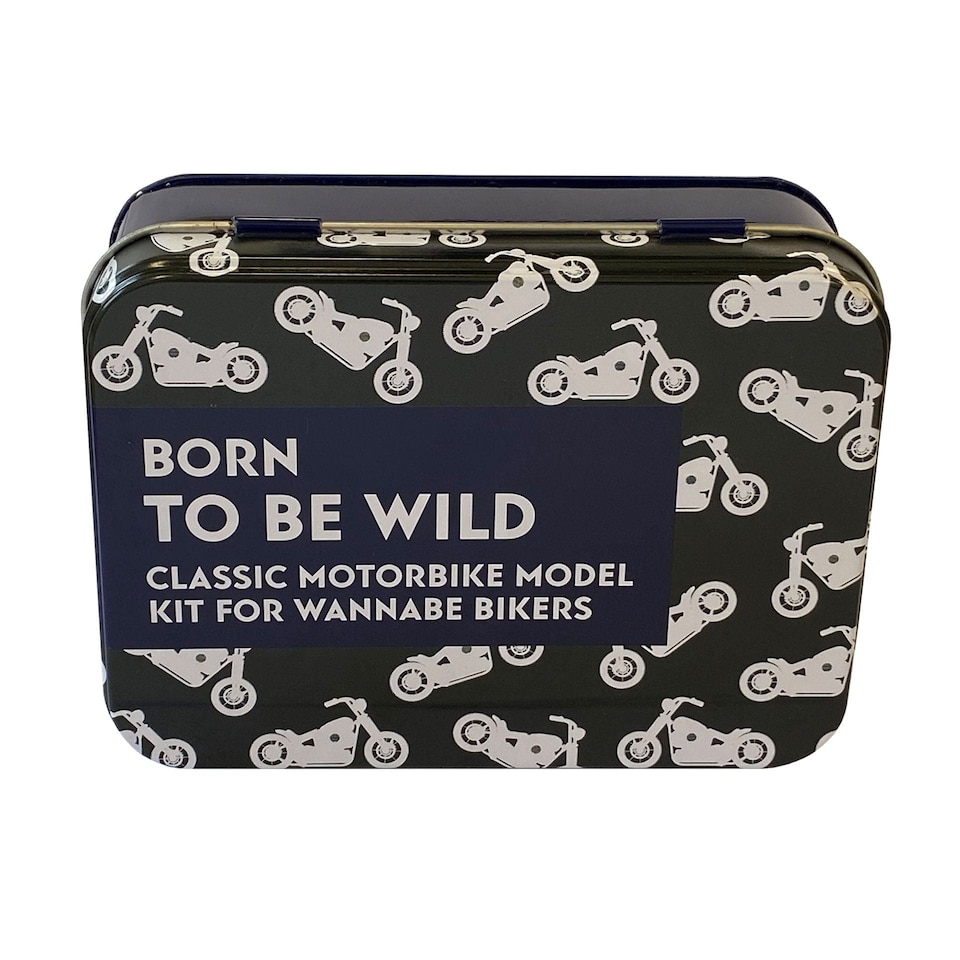 Widdop Gifts Build a Classic Motorbike Gift in a Tin