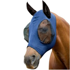 Weatherbeeta Stretch Bug Eye Saver With Ears - Navy/Black - Pony