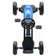 image 8 of AIYAPLAY Pedal Go-Kart for Kids with Silent EVA Wheels, Metal Frame, Blue