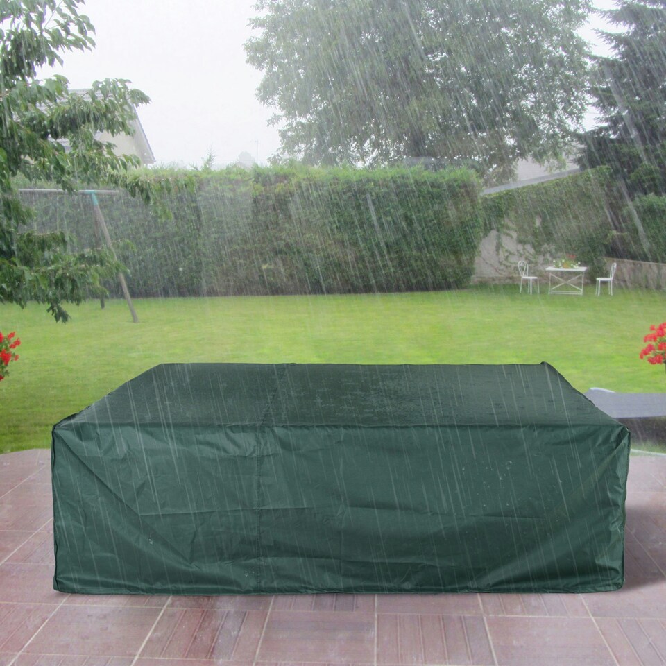 image 1 of Outsunny Large Patio Garden Furniture Set Cover, 600D Oxford, 230 x 230 x 70 cm Grey
