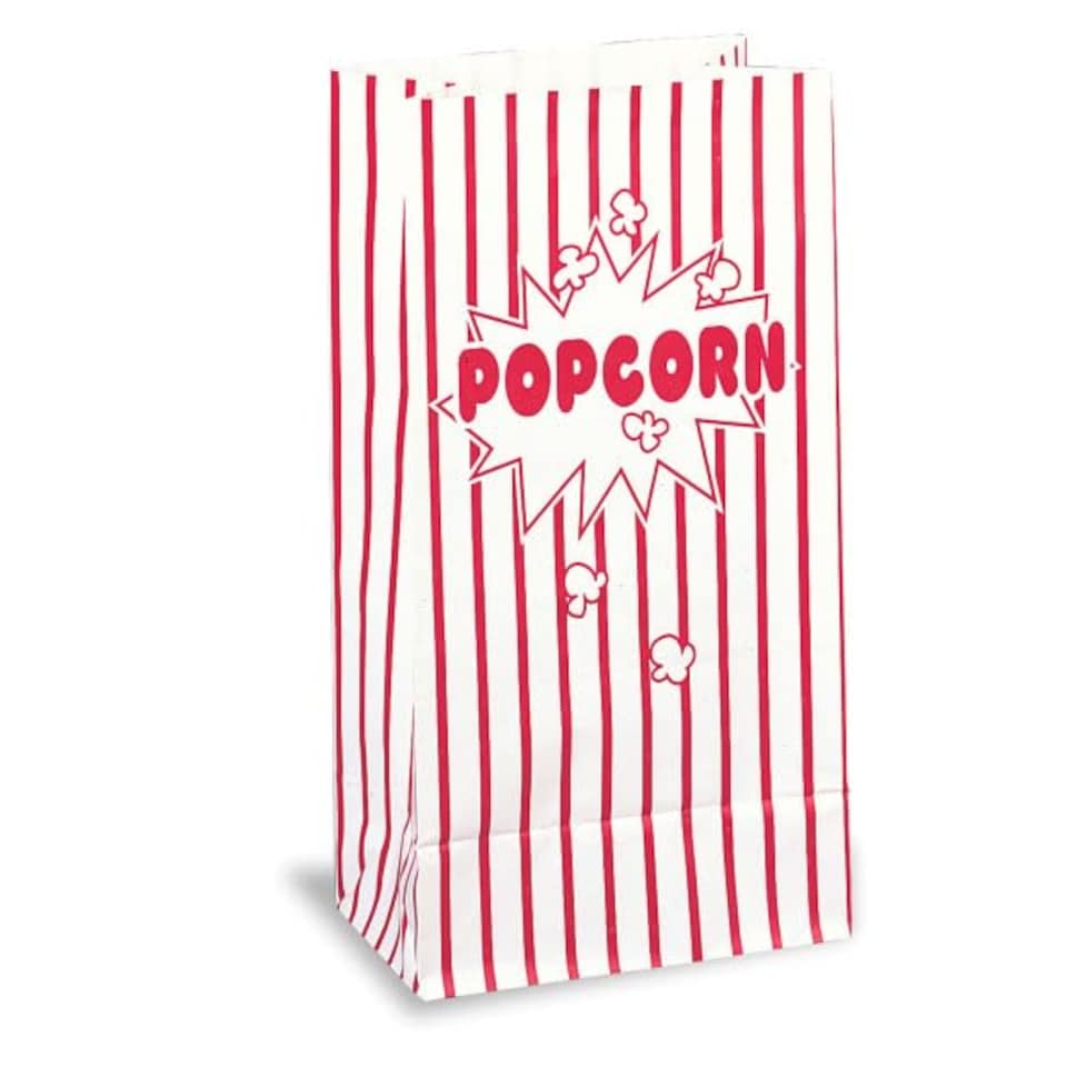 image 1 of Popcorn Paper Party Bags - Pack of 10