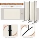 image 9 of COSTWAY 4 Panel 173cm Room Divider Folding Fabric Privacy Screen Wall Divider Indoor